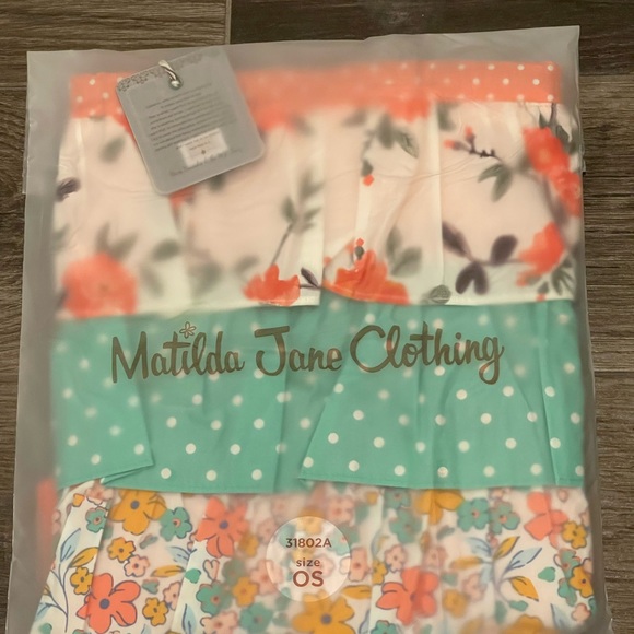 Matilda Jane “In the Ruffles” drawstring backpack - Picture 2 of 3